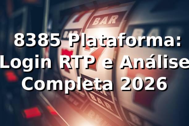 🎰 8385 Plataforma: Login, RTP e Análise Completa 2026
